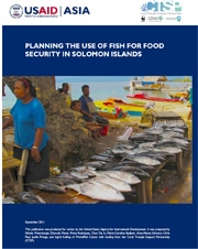 Study: Planning the Use of Fish for Food Security in Solomon Islands, September 2011 