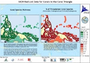 Map: IUCN Red List Data for Corals in the Coral Triangle, December 2009