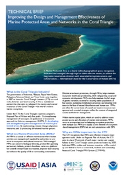 Technical Brief: Improving the Design and Management Effectiveness of Marine Protected Areas and Networks in the Coral Triangle, September 2011