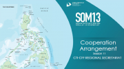 SOM 13 - Session 11 - Cooperation Arrangements